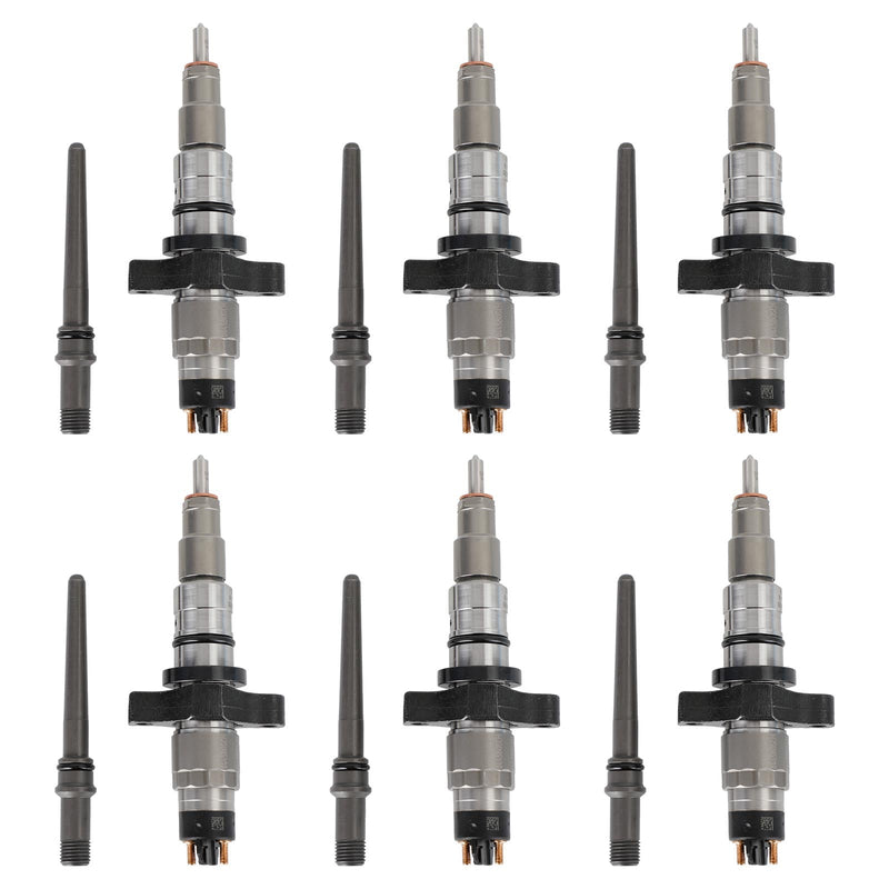 6PCS 0445120255 Common Rail Fuel Injector 0445120113 fit Dodge Ram 2500 2003-2004 Cummins
