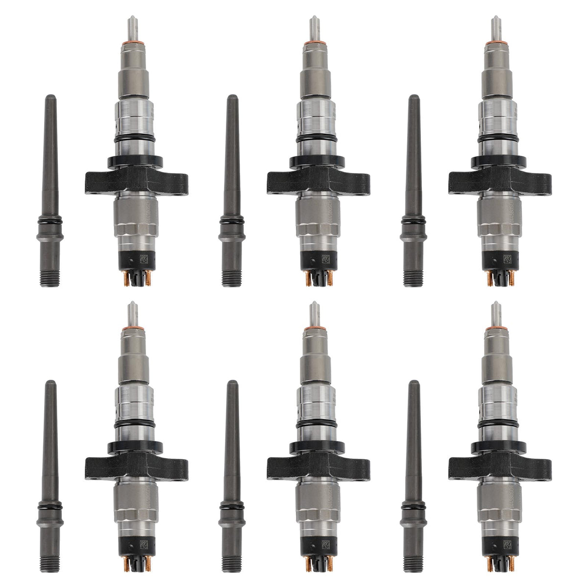 Dodge Ram 2500 2003-2004 Cummins 6PCS Common Rail Fuel Injector 0445120255