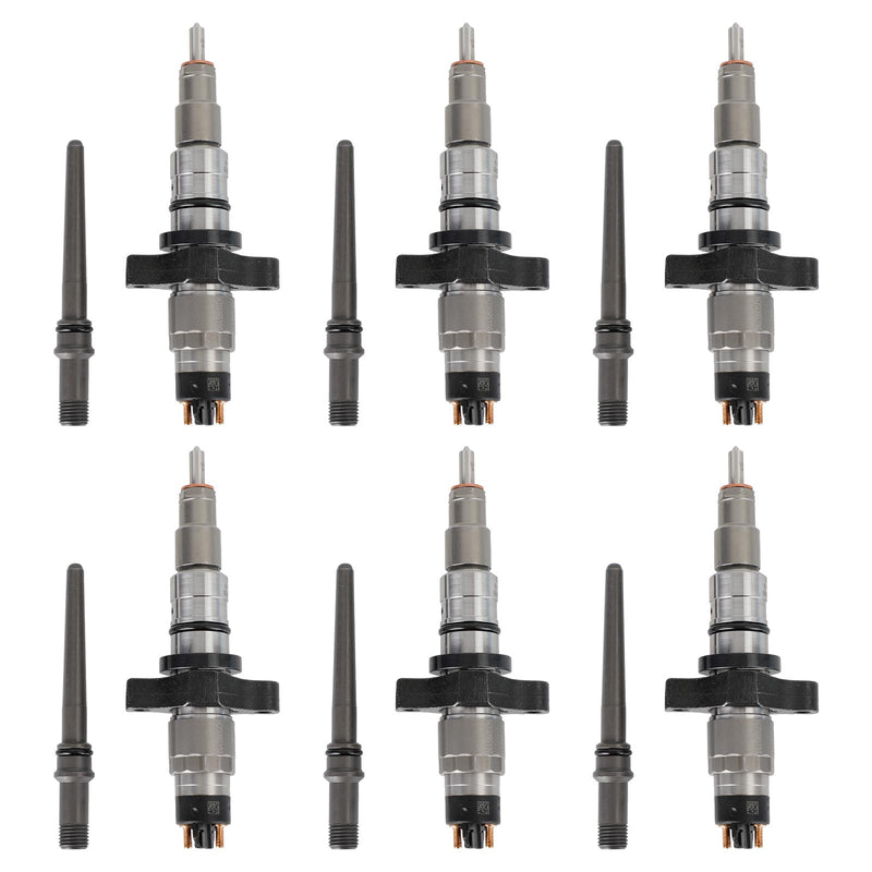 Dodge Ram 2500 2003-2004 Cummins 6PCS Common Rail Fuel Injector 0445120255