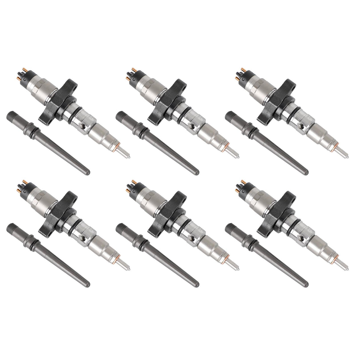 6PCS 0445120255 Common Rail Fuel Injector 0445120113 fit Dodge Ram 2500 2003-2004 Cummins
