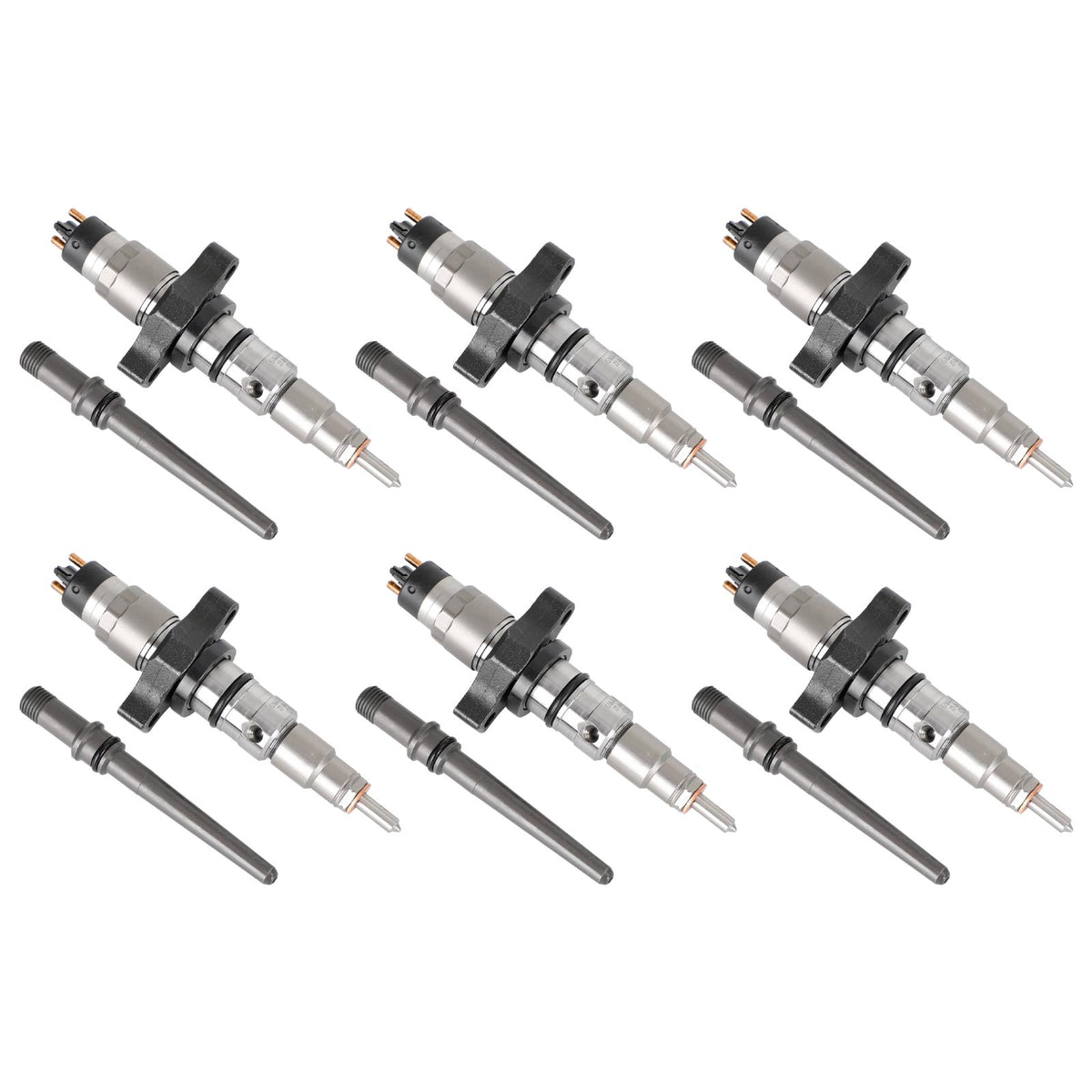 Dodge Ram 2500 2003-2004 Cummins 6PCS Common Rail Fuel Injector 0445120255