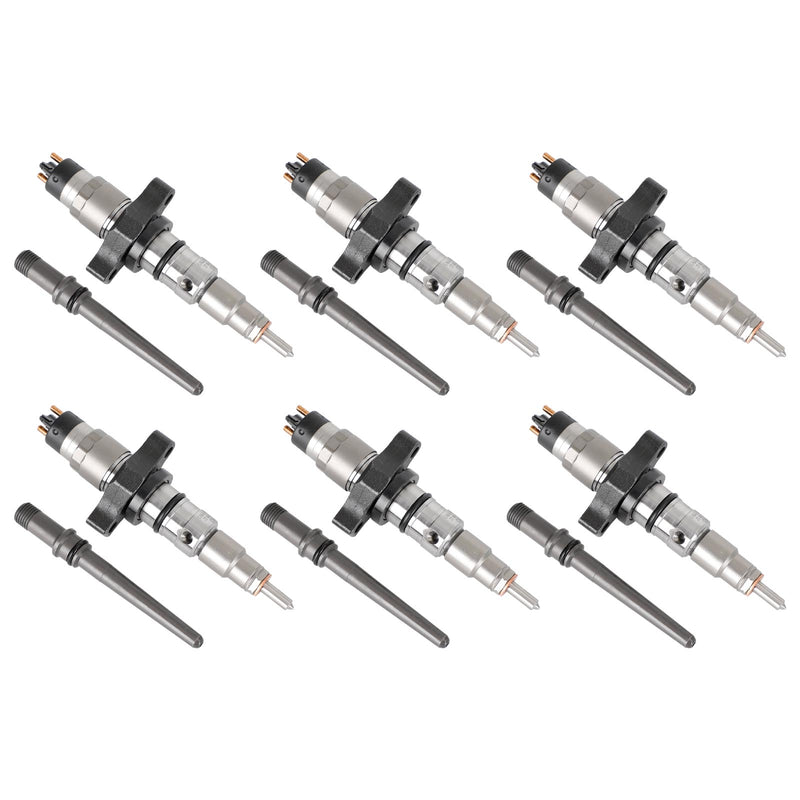 Dodge Ram 2500 2003-2004 Cummins 6PCS Common Rail Fuel Injector 0445120255