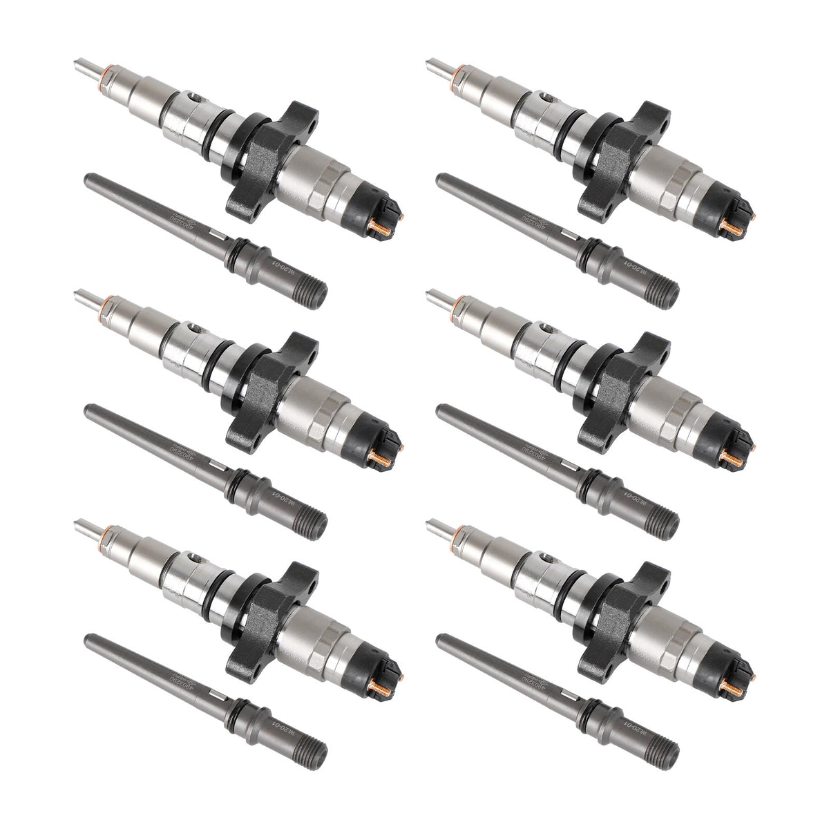 Dodge Ram 2500 2003-2004 Cummins 6PCS Common Rail Fuel Injector 0445120255