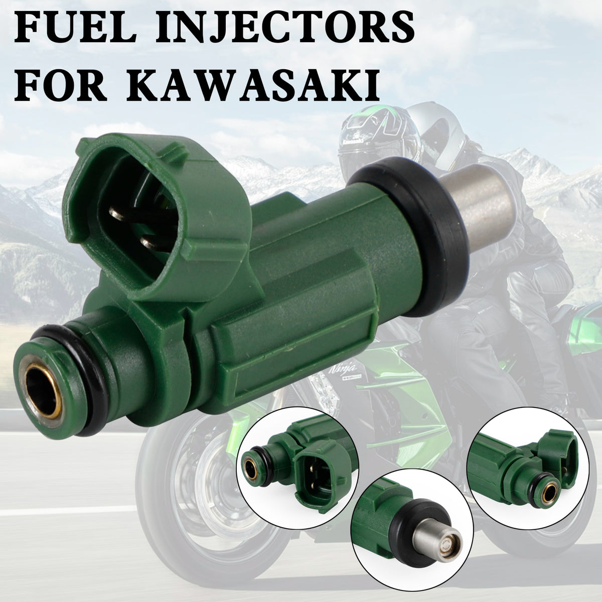 Kawasaki ZX10R ZXT00E 49033-0011 Fuel Injector Nozzle EAT287 fits