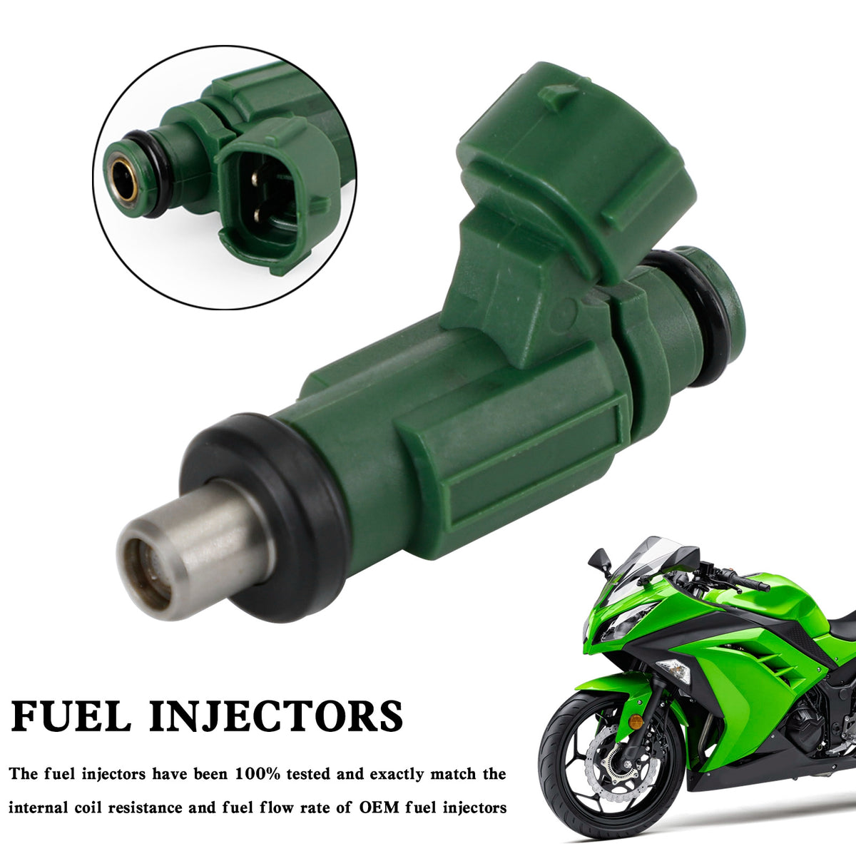 Kawasaki ZX10R ZXT00E 49033-0011 Fuel Injector Nozzle EAT287 fits