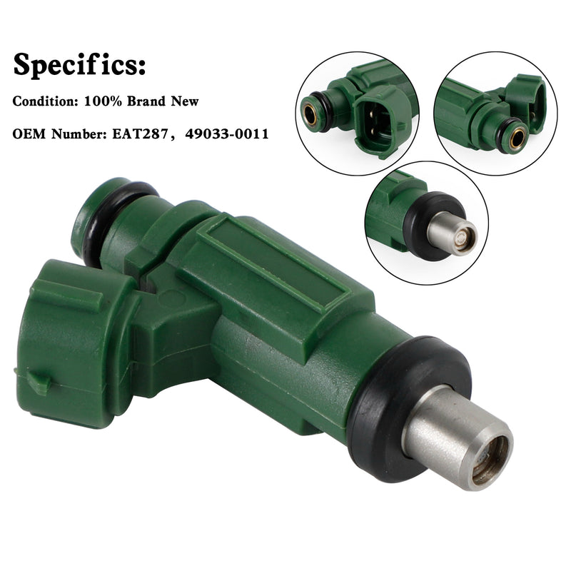 Kawasaki ZX10R ZXT00E 49033-0011 Fuel Injector Nozzle EAT287 fits