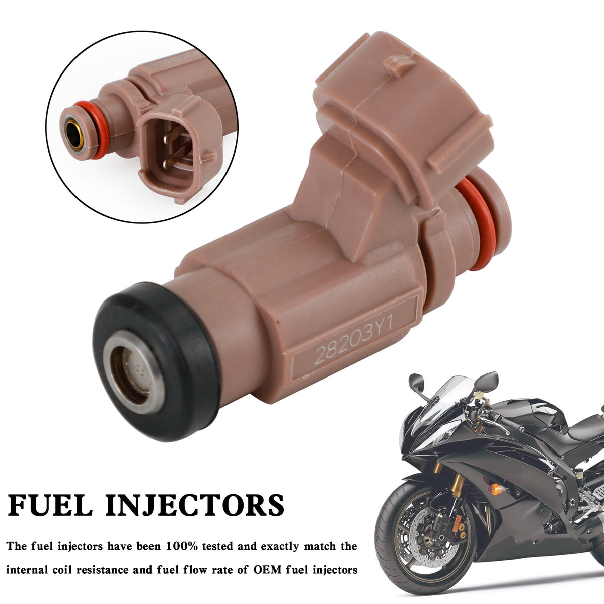 Yamaha PWC FX SX AR VX 212 232 1000 1100 60E-13761-10-00 Fuel Injector