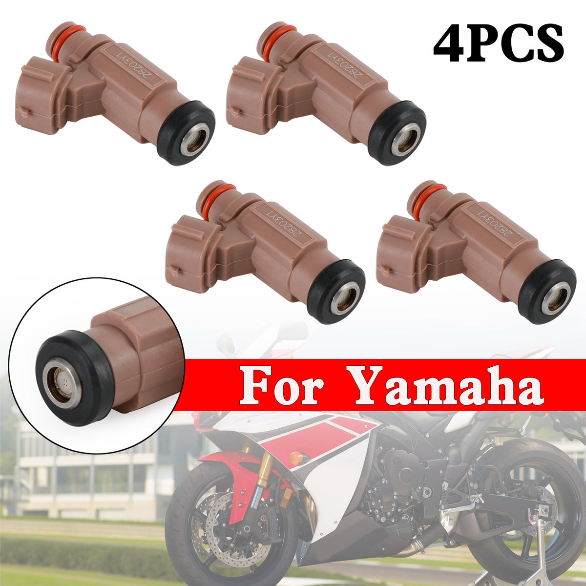 Yamaha PWC FX SX AR VX 212 232 1000 1100 4PCS 60E-13761-10-00 Fuel Injector