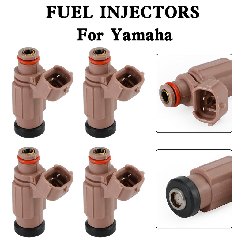 Yamaha PWC FX SX AR VX 212 232 1000 1100 4PCS 60E-13761-10-00 Fuel Injector