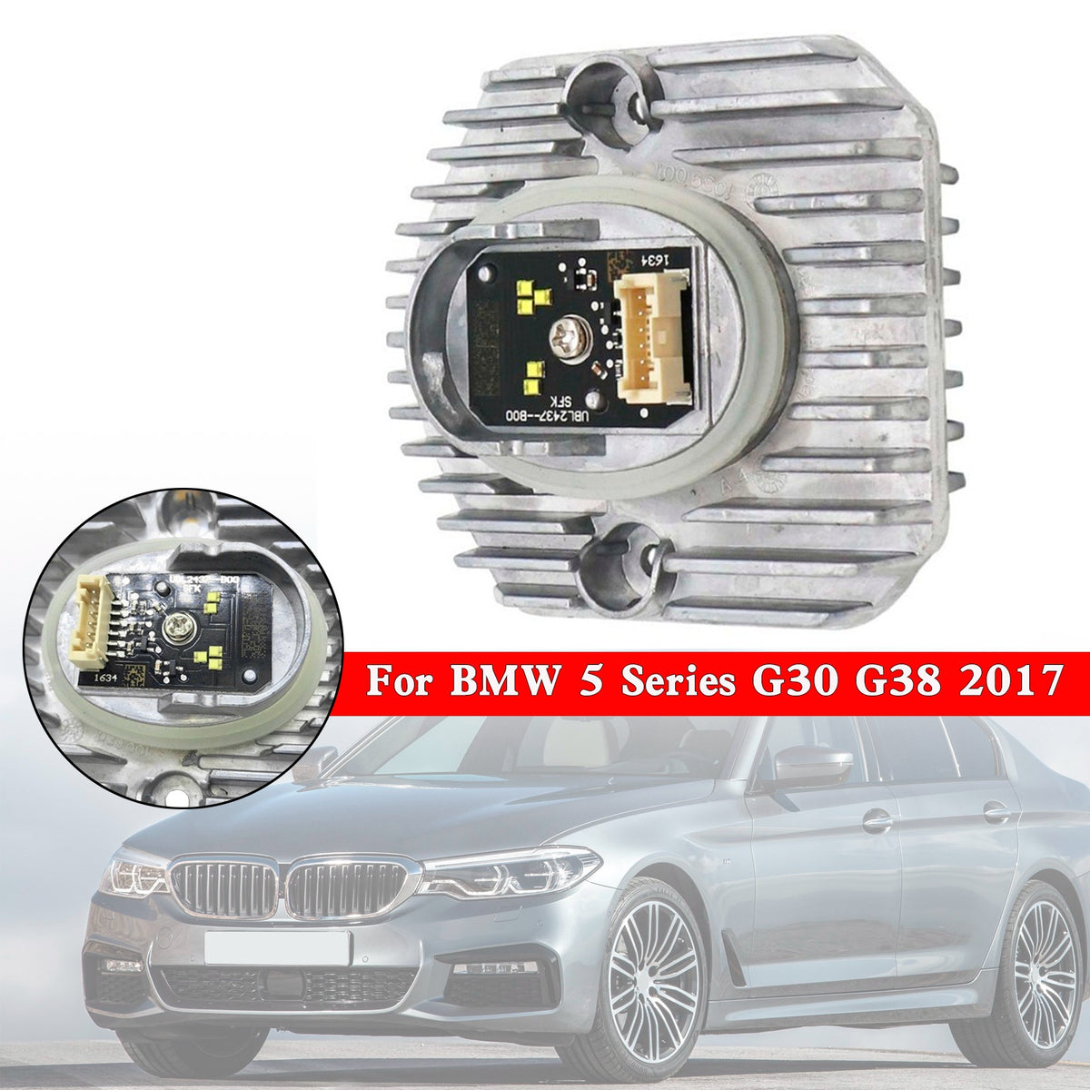 BMW 5 Series G30 G38 2017- Left LED DRL Light Control Unit 63117214939