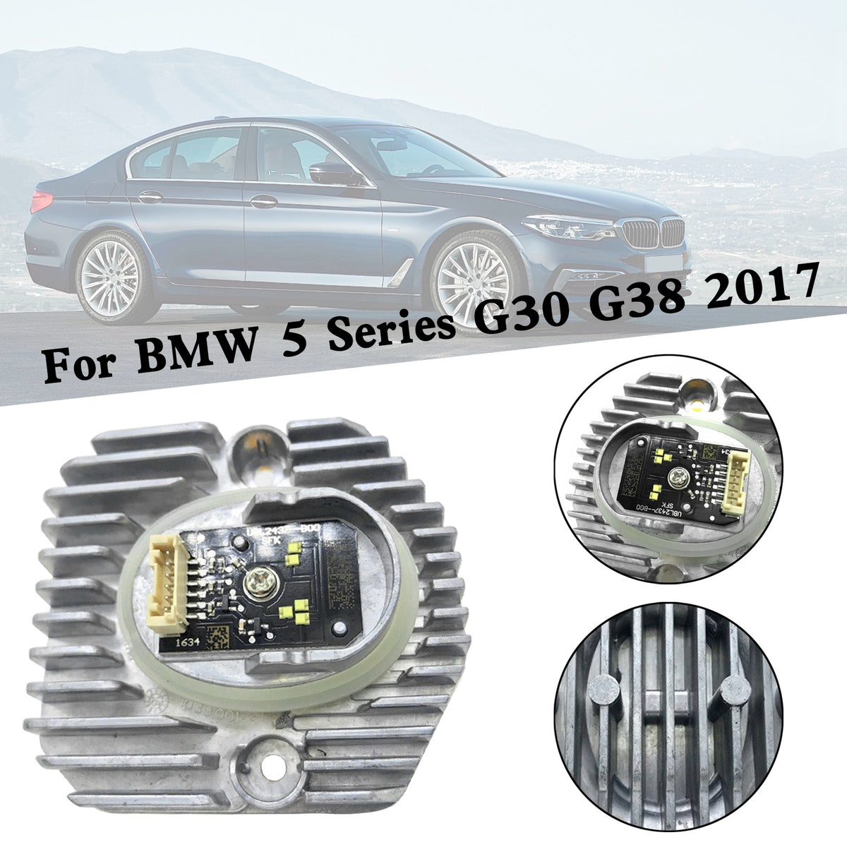 BMW 5 Series G30 G38 2017- Left LED DRL Light Control Unit 63117214939