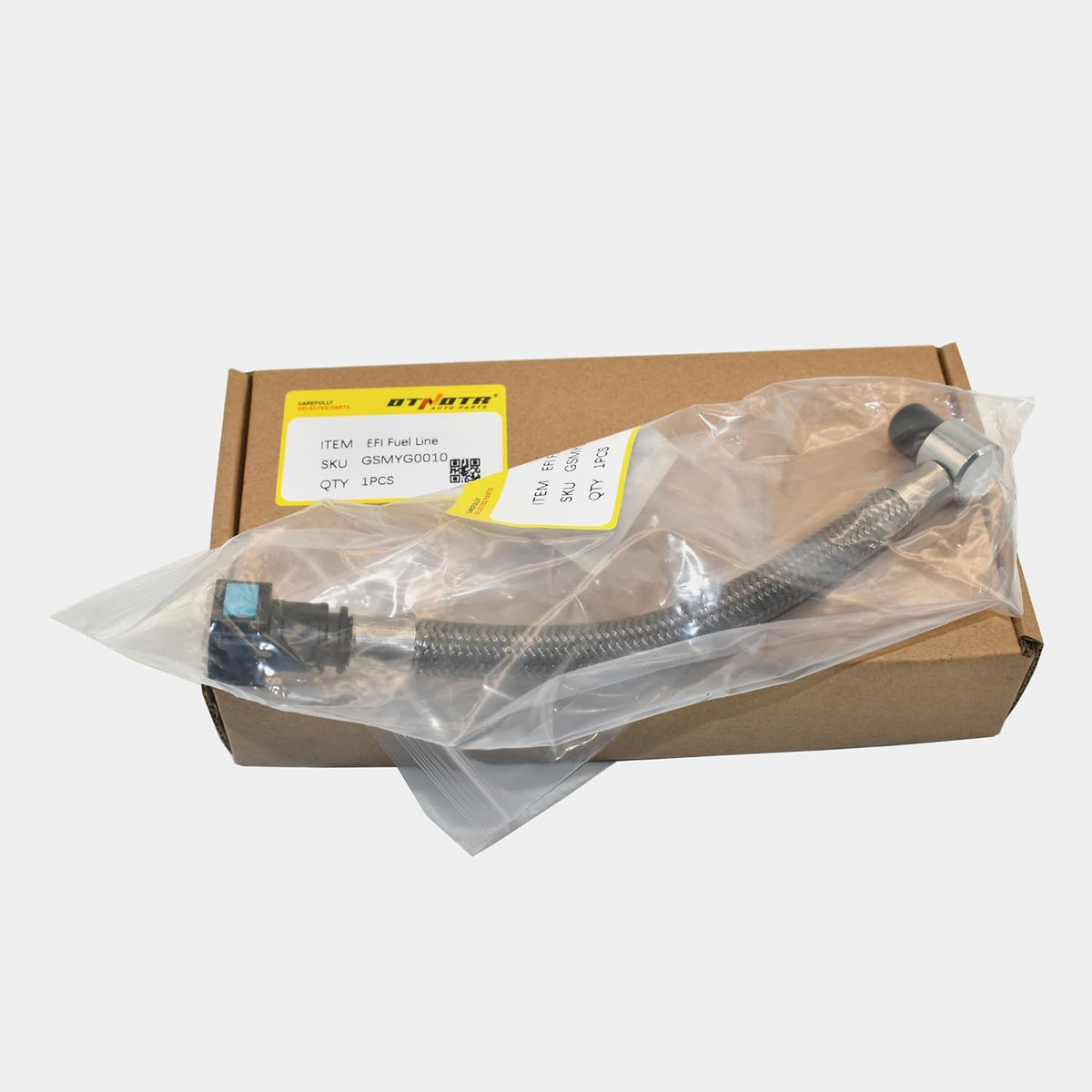 NEW OTNOTR Stainless Upgraded EFI Fuel Gas Line Replacement 62900-01D Compatible with Harley Touring 2007 Softail 2001-2017 (Note Does Not Fit Duece Models)