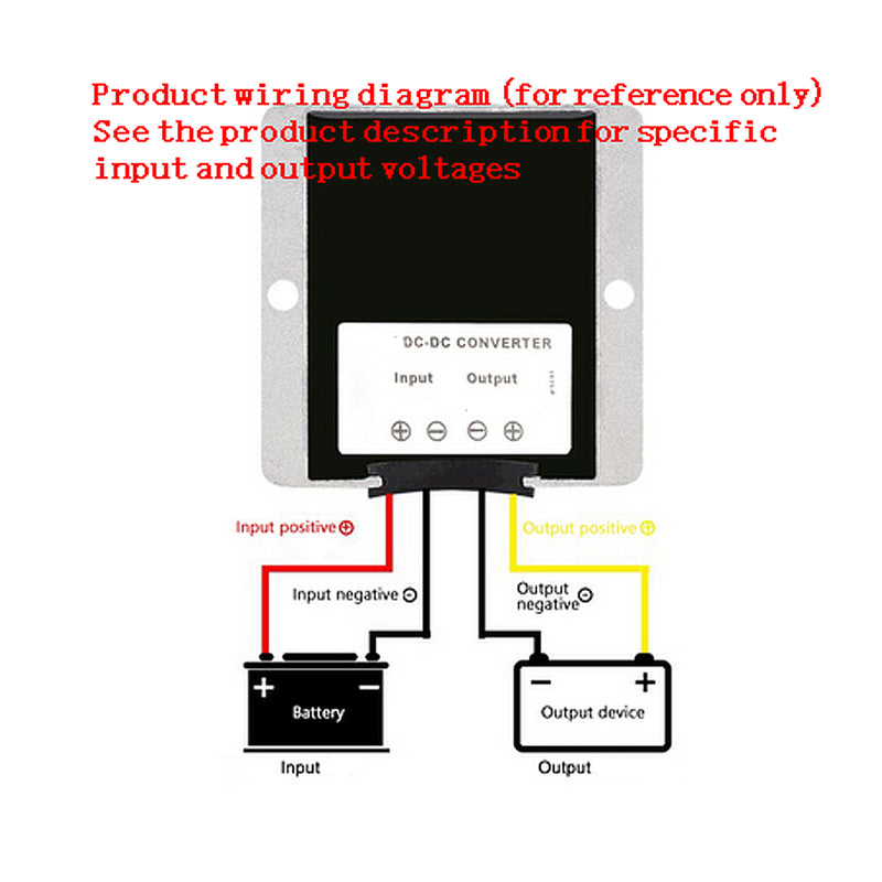 Waterproof DC/DC Converter Regulator 12V Step Up to 15V 10A 150W