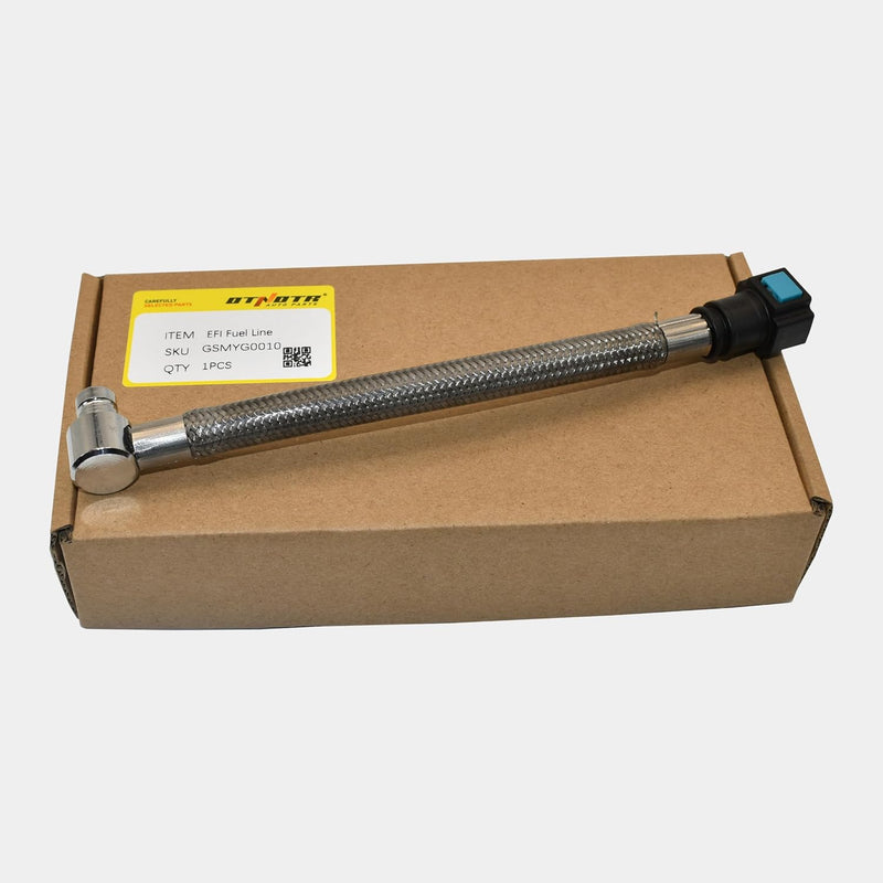 NEW OTNOTR Stainless Upgraded EFI Fuel Gas Line Replacement 62900-01D Compatible with Harley Touring 2007 Softail 2001-2017 (Note Does Not Fit Duece Models)