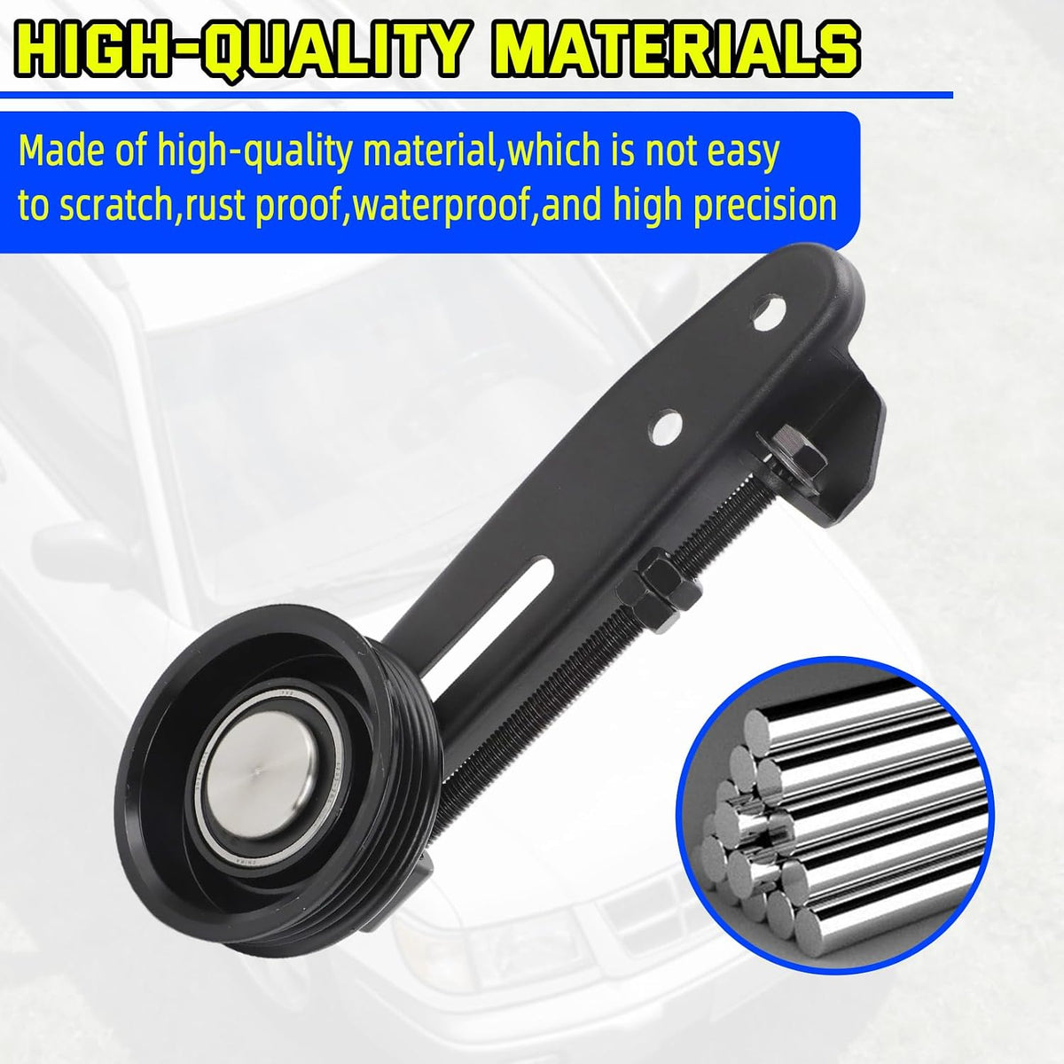 Drive Belt Idler Pulley Bracket Tensioner for 1995-2009 Subaru