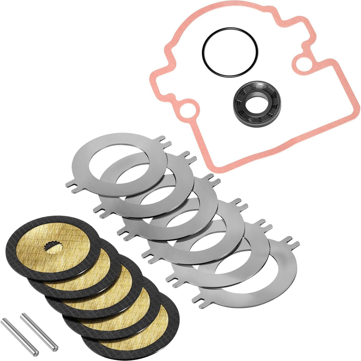 AM148465 Brake Kit Wet Park Brake Disk Kit & AM140806 Parking Brake Seal Kit for John Deere Gator XUV 625i 825i 855D 835M 865R Gator Utility Vehicles Wet Park Brake Disk And Seal Kit