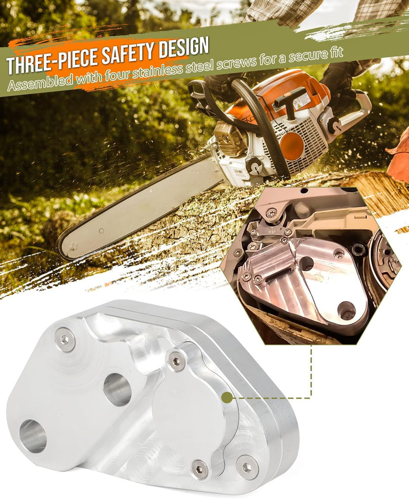 Performance Muffler for Stihl MS194T & MS193 Chainsaws Replaces OEM 1137-140-0609, Fits for Stihl MS194T & MS193, CNC Aluminum, Spark Arrestor Included