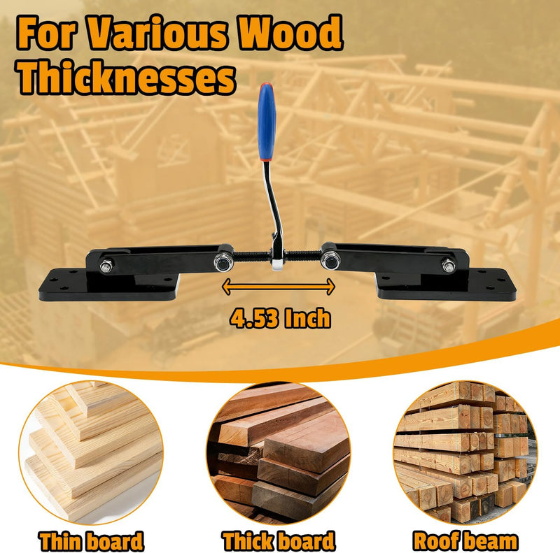 Heavy Duty Beam Puller Tool with Iron Plates, Clamping Travel 4.53"  55225