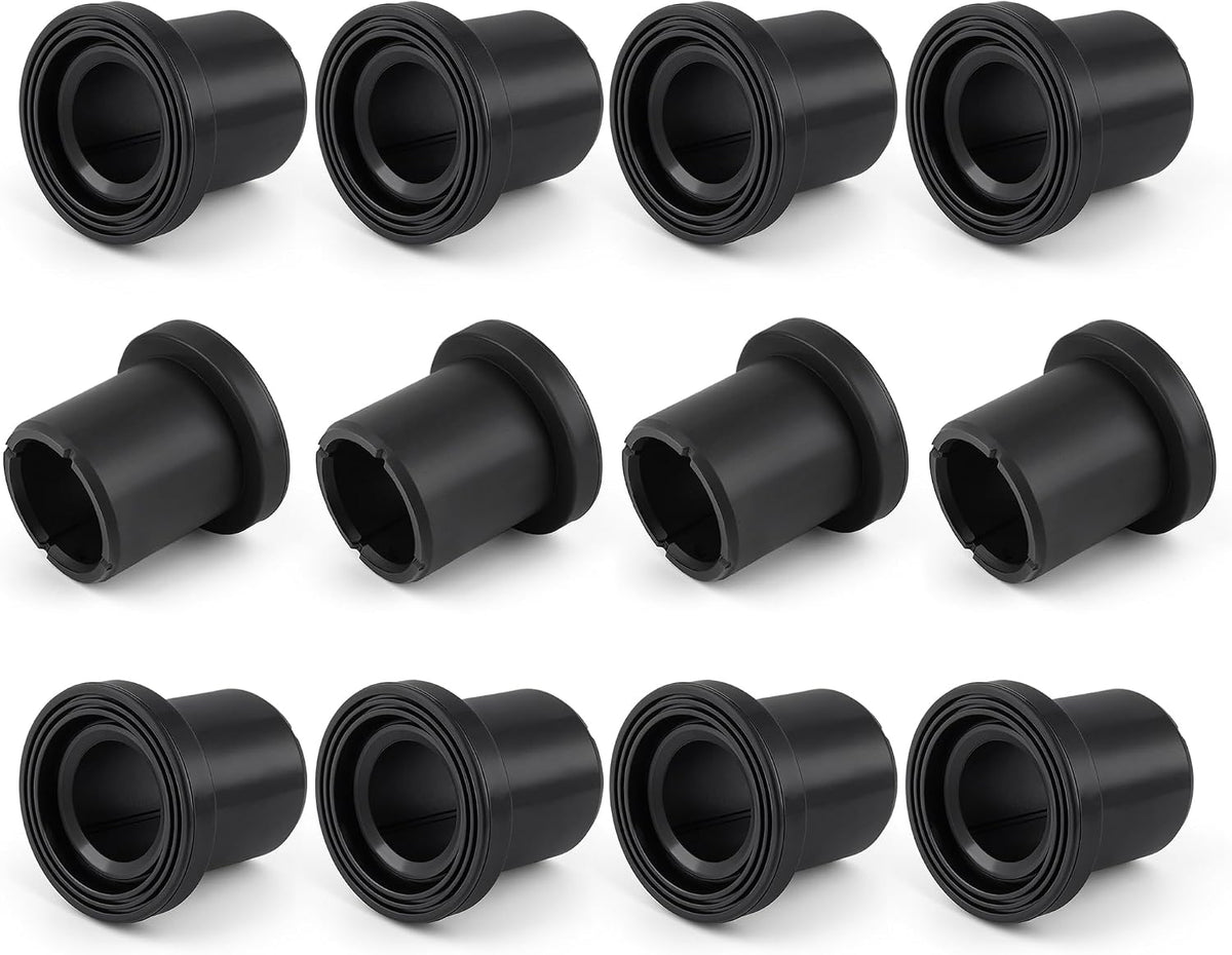 Suspension A-Arm Bushings M158746 AM158746 for John Deere Gator Set of 12, Fits XUV 625i 825i 855D 4x4 5E 6E 6D Series Utility Tractors