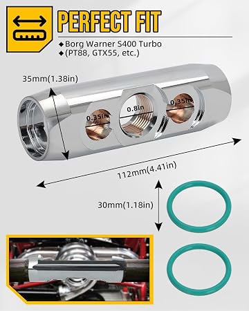 Mid Frame Turbo Mount for BorgWarner S400 & GTX Series GTX5533R