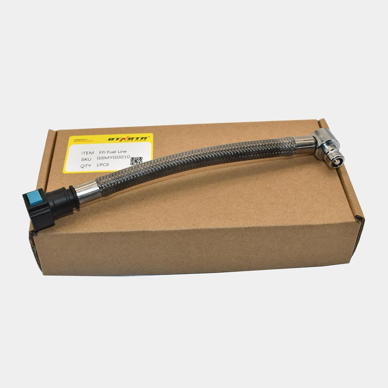 NEW OTNOTR Stainless Upgraded EFI Fuel Gas Line Replacement 62900-01D Compatible with Harley Touring 2007 Softail 2001-2017 (Note Does Not Fit Duece Models)