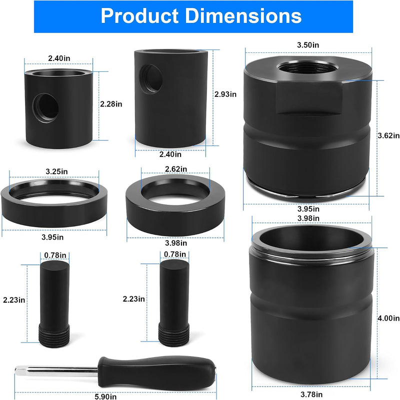 Pin and Bushing Adapter Service Kit 15030 for Heavy Duty Trucks & Equipment