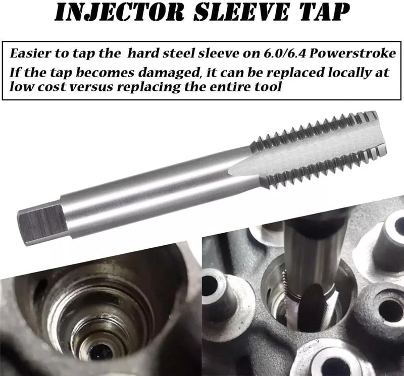 Fuel Injector Sleeve/Cup Remove & Install Tool Kit for All Ford Engines 6.0L and 6.4L 2003-2010
