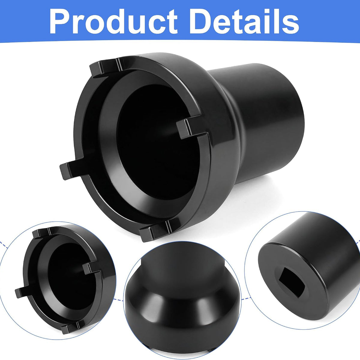 Output Shaft Lock Nut Socket Wrench Removal Tool 29531231 Compatible with Allison LCT 1000 2000 2400 5 & 6-Speed 2001-2010 NV4500 5-Speed Manual Transmissions
