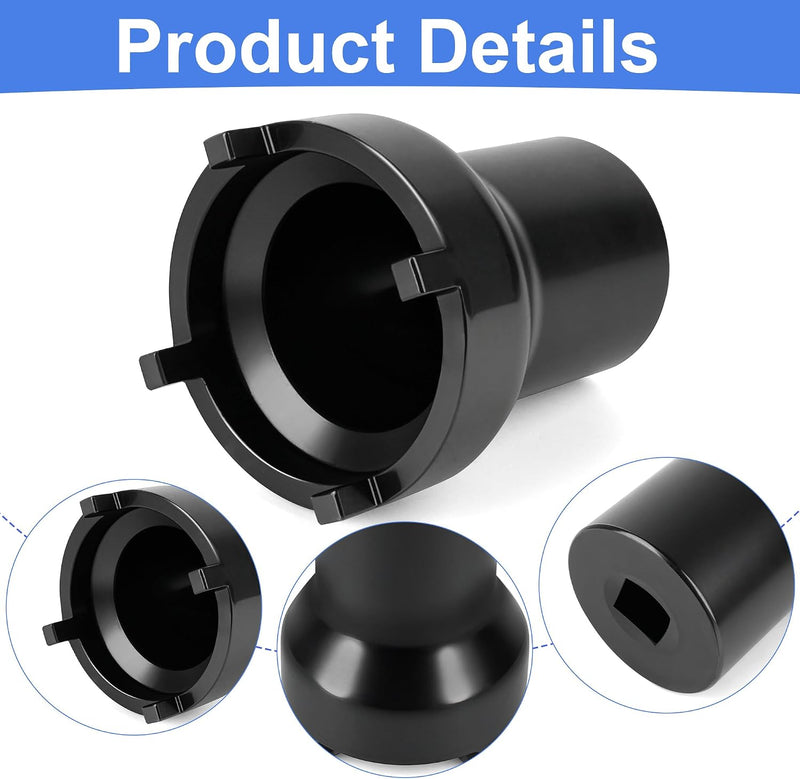 Output Shaft Lock Nut Socket Wrench Removal Tool 29531231 Compatible with Allison LCT 1000 2000 2400 5 & 6-Speed 2001-2010 NV4500 5-Speed Manual Transmissions