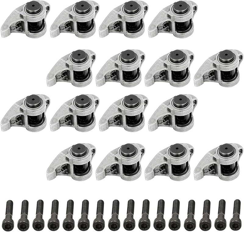 LS1 Rocker Arms & Bolts with Trunion Kit Comaptible with LS2 LS6 LQ4 LQ9 LY5 LY6 LM7 4.8 5.3 5.7 6.0 10214664