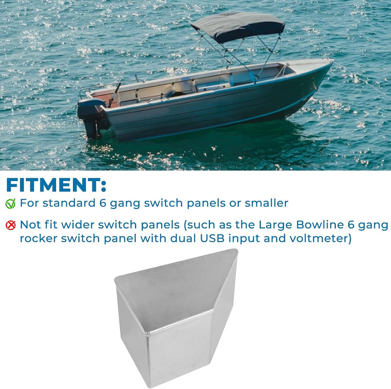 Aluminum Side Console Switch Panel Mount for Boats Bracket for Fish Finders Boat Accessories
