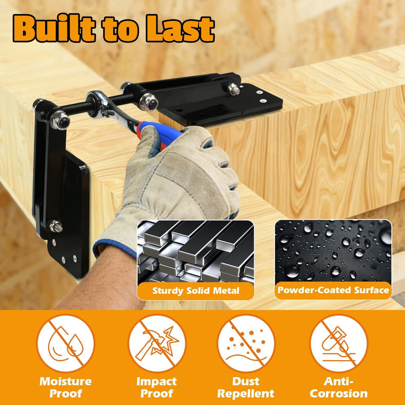 Heavy Duty Beam Puller Tool with Iron Plates, Clamping Travel 4.53"  55225