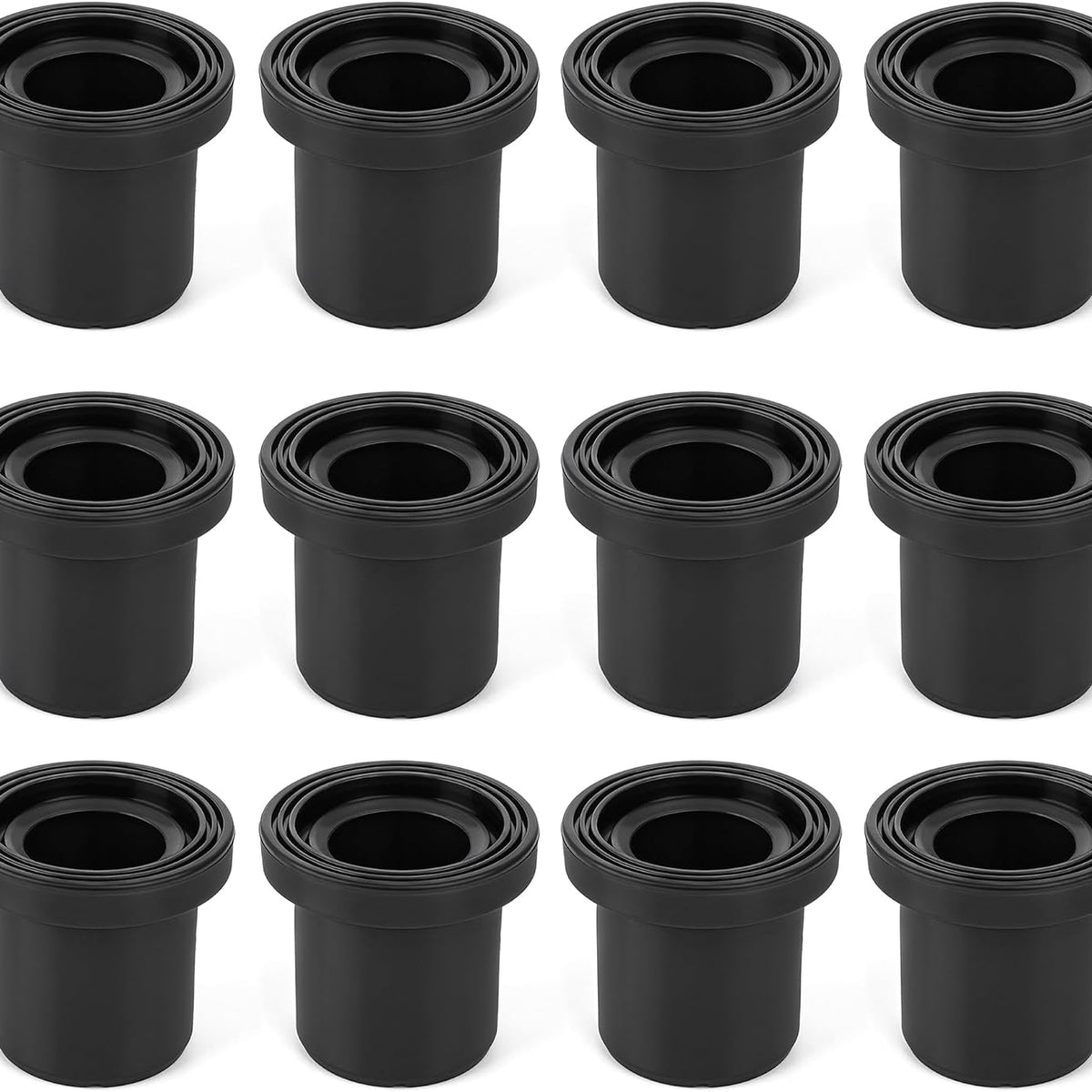 Suspension A-Arm Bushings M158746 AM158746 for John Deere Gator Set of 12, Fits XUV 625i 825i 855D 4x4 5E 6E 6D Series Utility Tractors