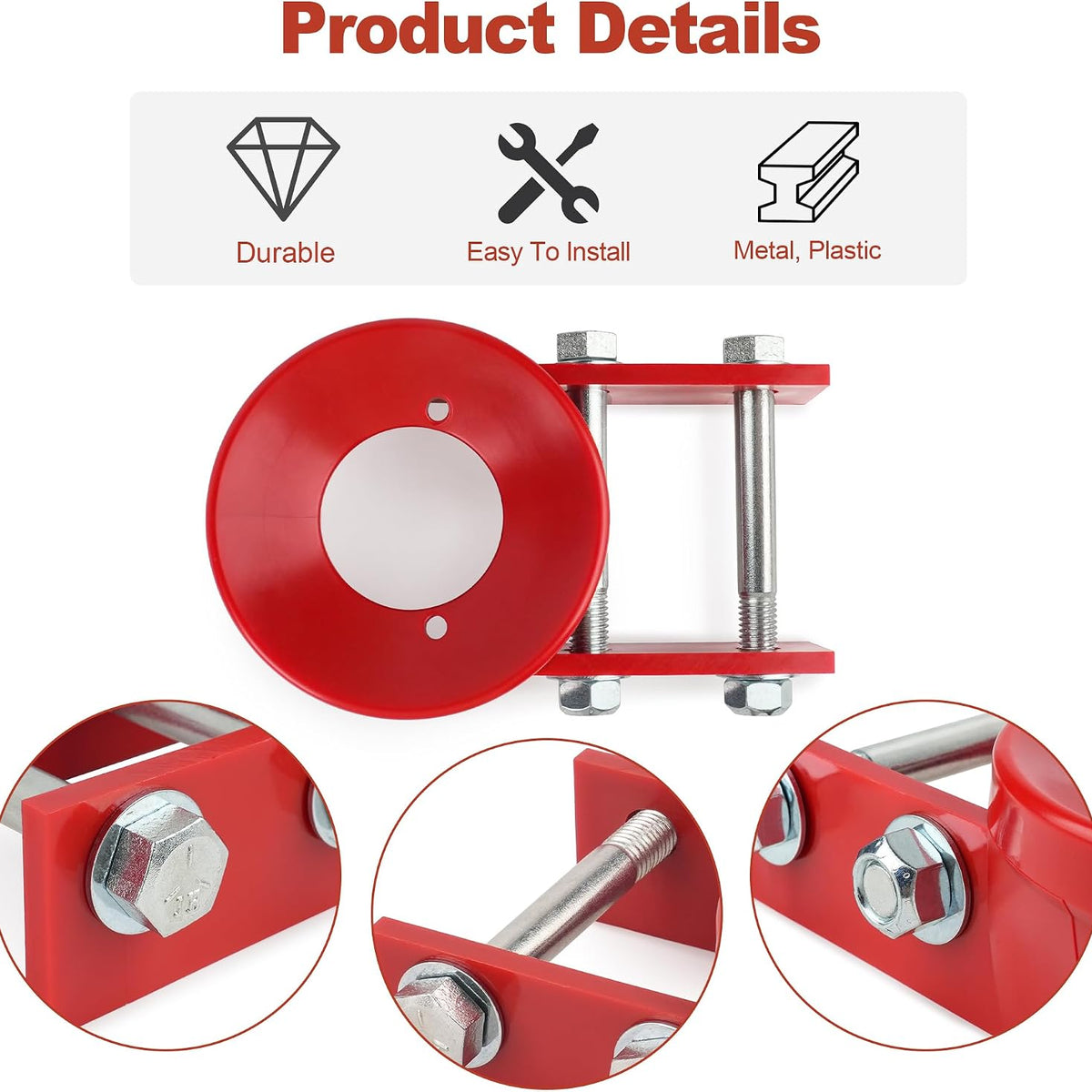 Ultimate 5th Wheel Connection | Ball Funnel Kingpin Coupler Block 3244 for Andersen Hitches