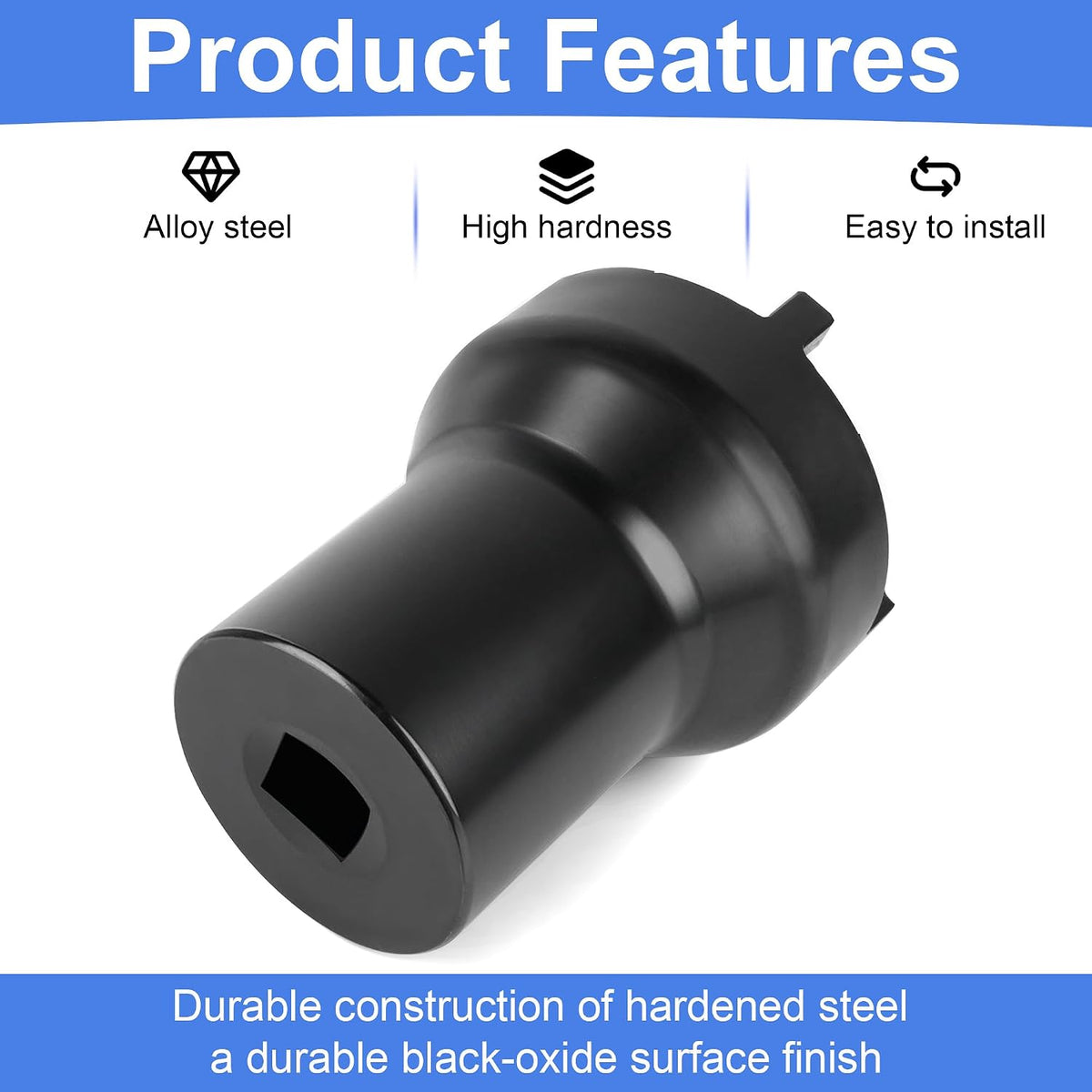 Output Shaft Lock Nut Socket Wrench Removal Tool 29531231 Compatible with Allison LCT 1000 2000 2400 5 & 6-Speed 2001-2010 NV4500 5-Speed Manual Transmissions
