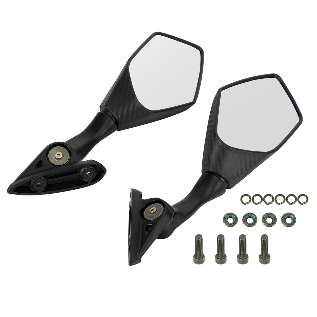 Yamaha YZF-R3 YZF R3 R25 ABS 2015-2021 Rearview Mirror Short Stem LH & RH
