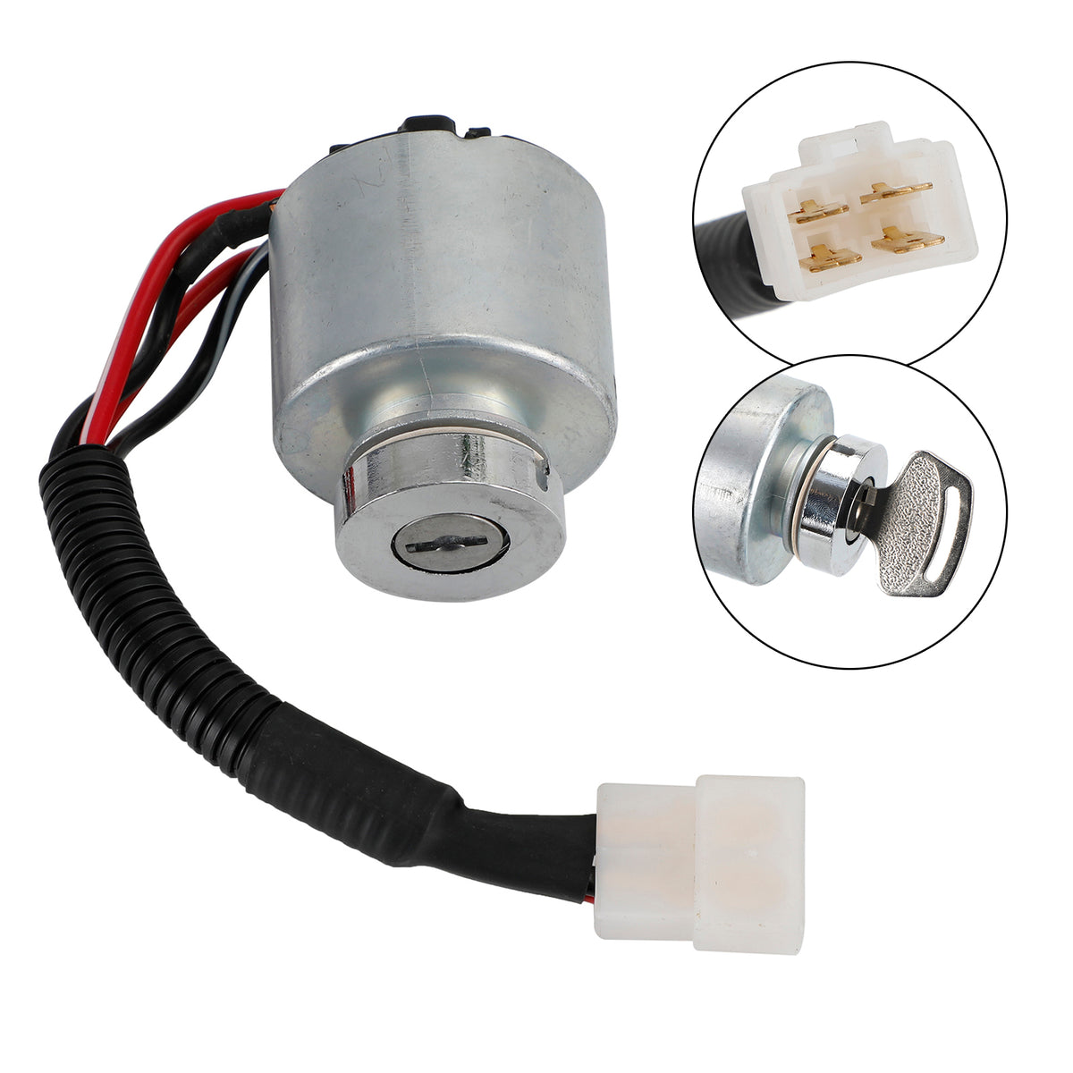 Ignition Switch 37410-59110 3741059110 For Kubota B1550D B1750D With 2Keys