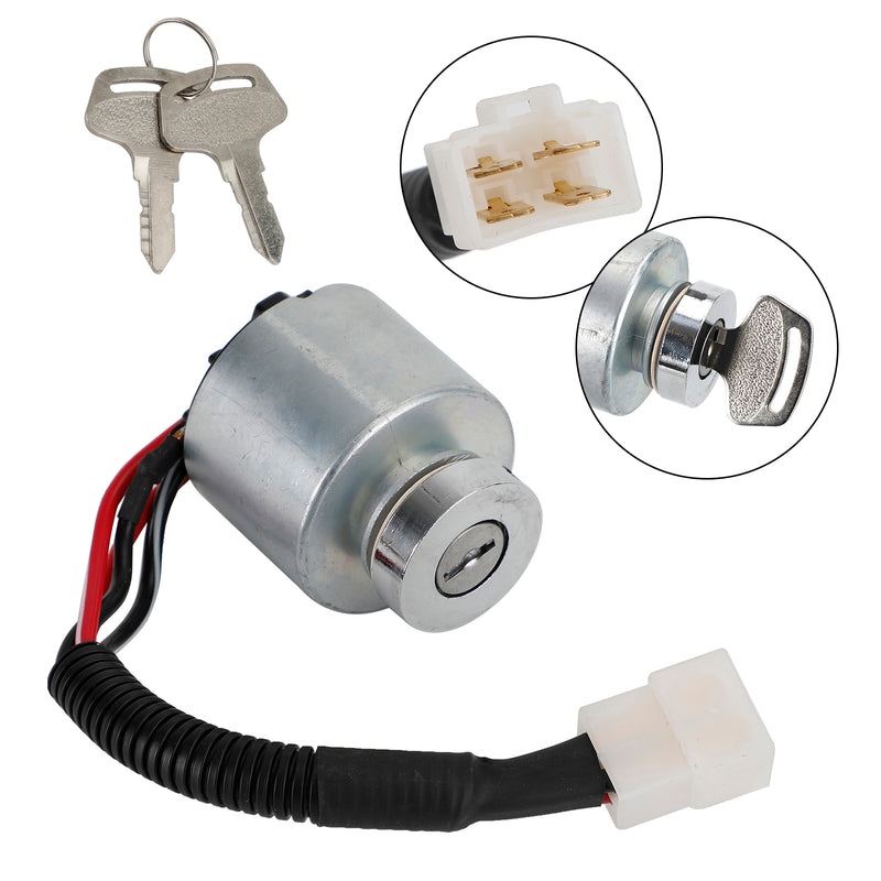 Ignition Switch 37410-59110 3741059110 For Kubota B1550D B1750D With 2Keys