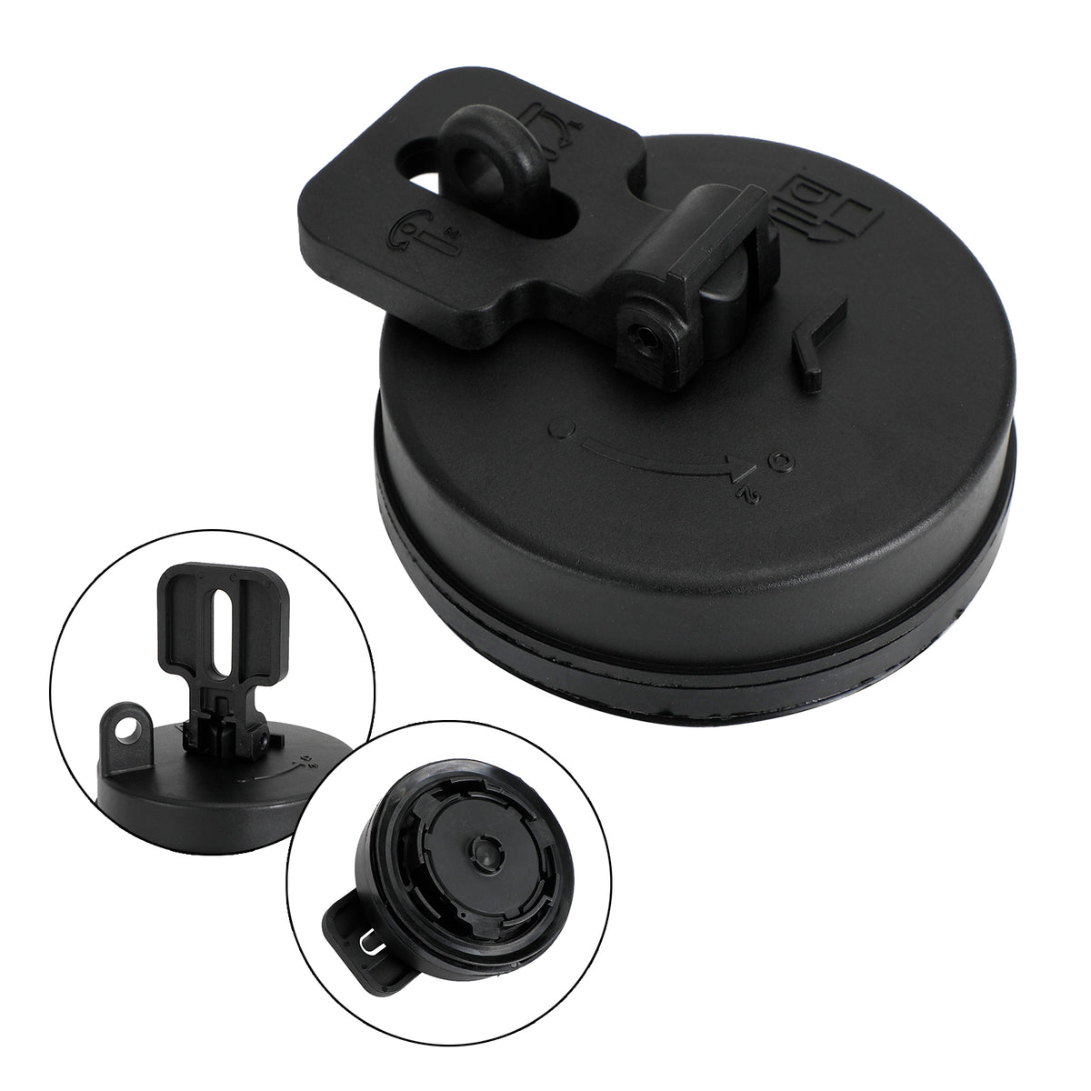Fuel Tank Cap Diesel Cover For Hitachi Volvo John Deere Excavator