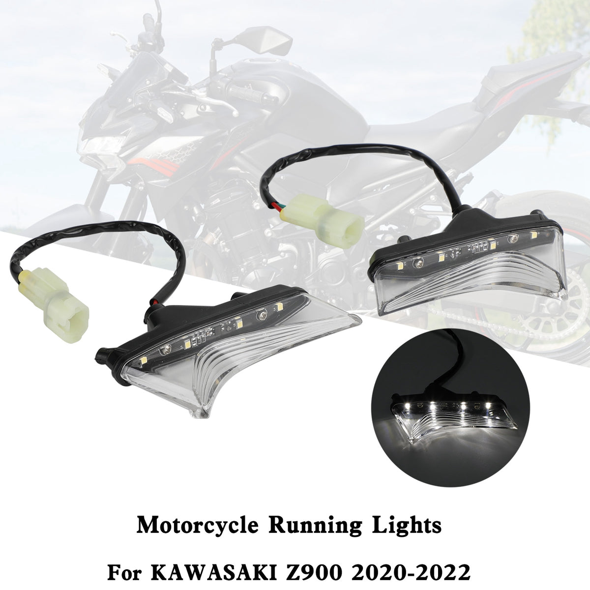 KAWASAKI Z900 2020-2022 LED Front Daytime Running Lights Headlight