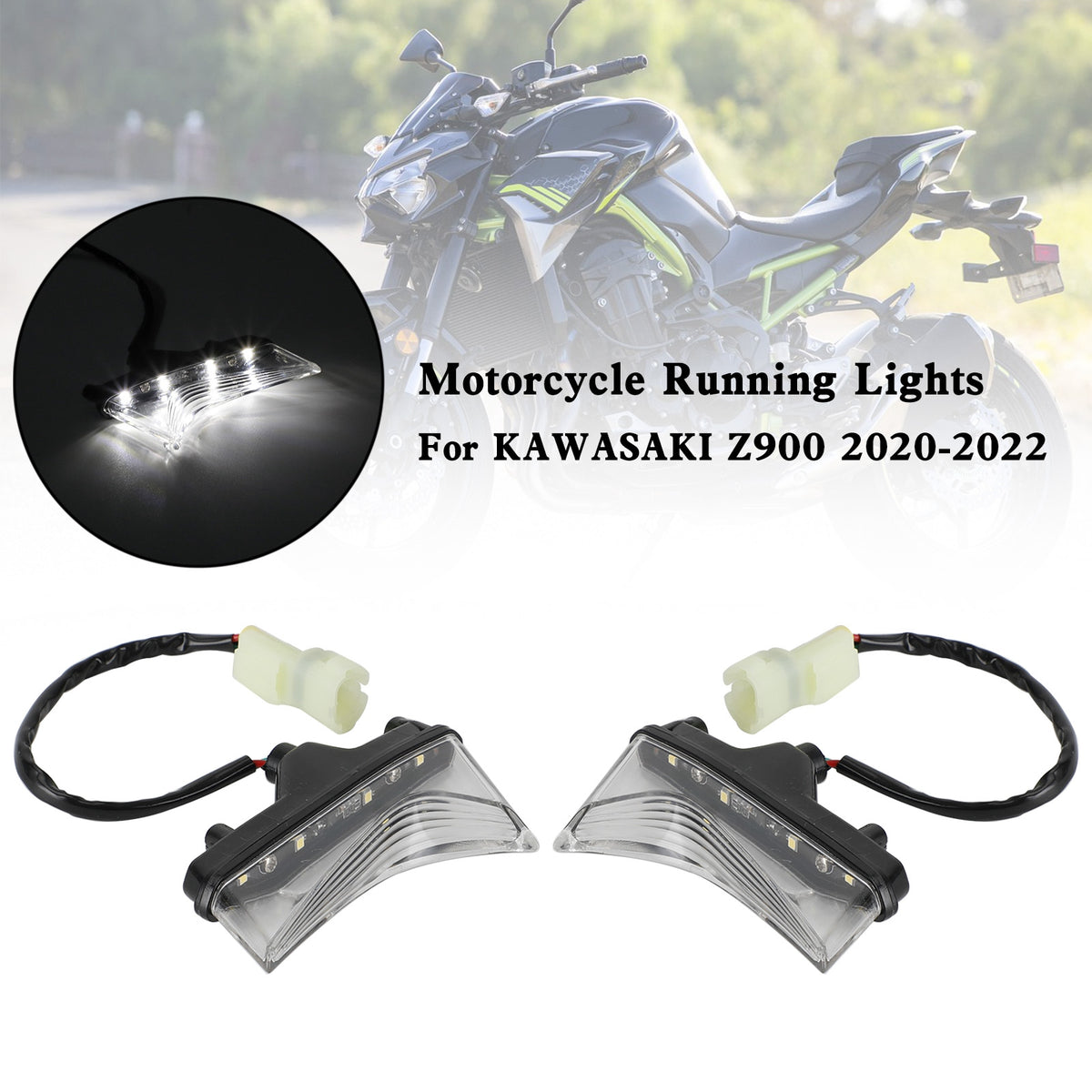 KAWASAKI Z900 2020-2022 LED Front Daytime Running Lights Headlight