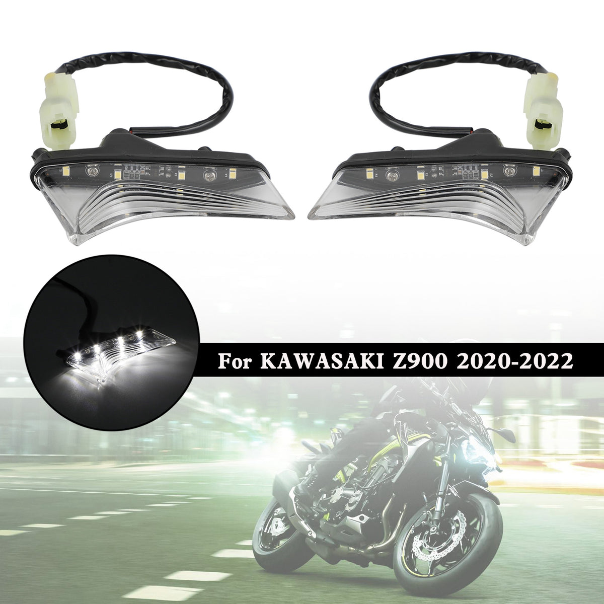 KAWASAKI Z900 2020-2022 LED Front Daytime Running Lights Headlight