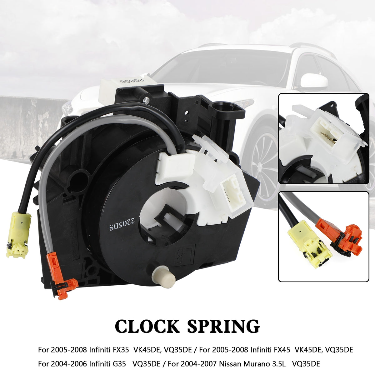 Infiniti FX35 FX45 G35 Clock Spring B5567-CC00E,25567-AC725,B5567-CC00A