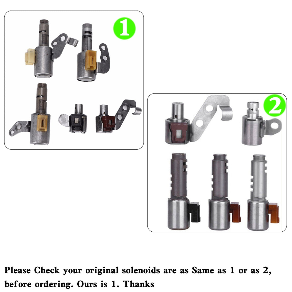 Toyota RAV4 CAMRY HIGHLANDER U140 U240 5pcs Transmission Solenoid