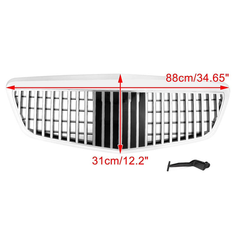 2010-2013 Mercedes-Benz S-Class S400 S450 S550 S600 S65 S63 W221 MayBach style Front Grill