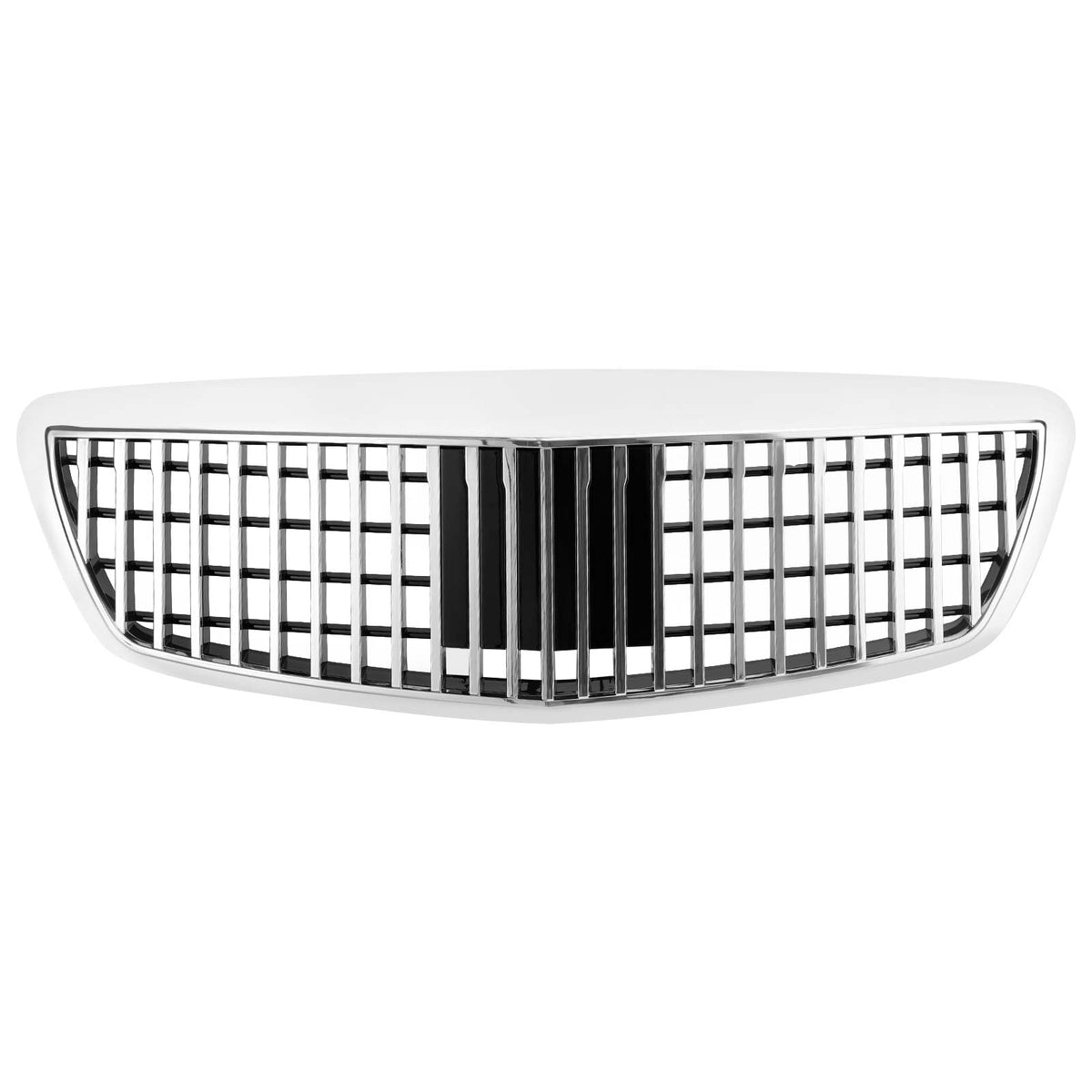 Benz S-Class W221 S550 S63 S450 2007-2009 Chrome MayBach Style Grill Bumper