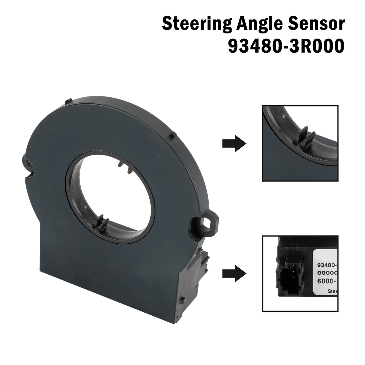 Hyundai Sonata Kia Cadenza Optima Steering Angle Sensor 93480-3R000