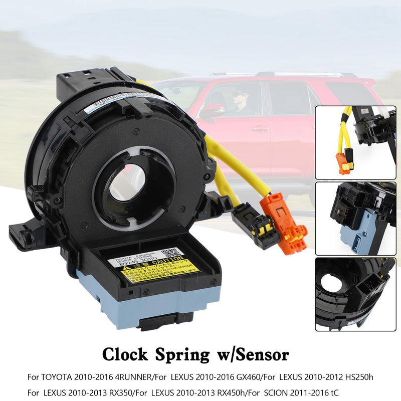 Toyota Scion GX460 4Runner Spiral Cable Clock Spring w/Sensor 84307-30090