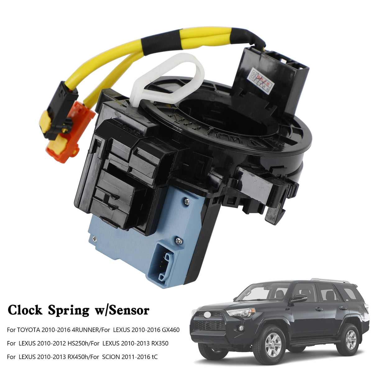 Toyota Scion GX460 4Runner Spiral Cable Clock Spring w/Sensor 84307-30090