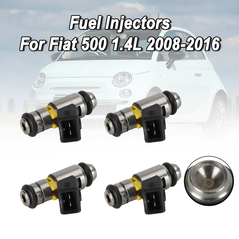 Fiat Punto 500 Doblo Qubo Fit Ford KA 4PCS Fuel Injectors IWP160